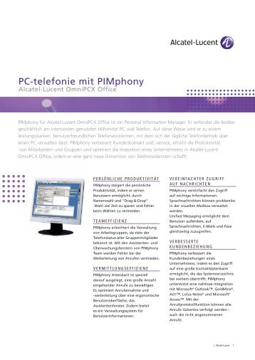 PC-telefonie mit PIMphony