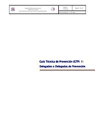 Guía Técnica de Prevención (GTP) 1 - Inpsasel