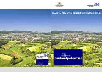 Flächen gewinnen durch Innenentwicklung - Stadt Aalen