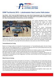 DHM Tischtennis 2012 â Lokalmatador lÃ¤sst ... - Hochschulsport