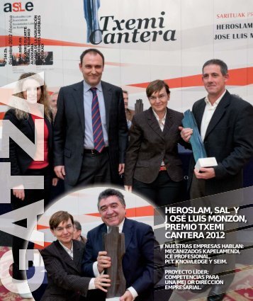 heroslam, sal y josé luis monzón, premio txemi cantera 2012 - ASLE