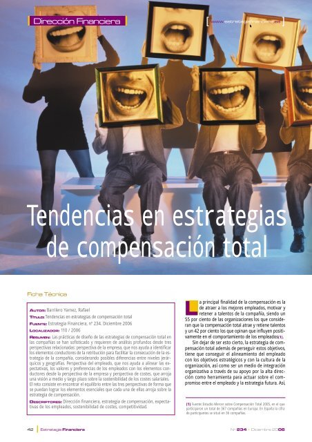 Tendencias en estrategias de compensación total