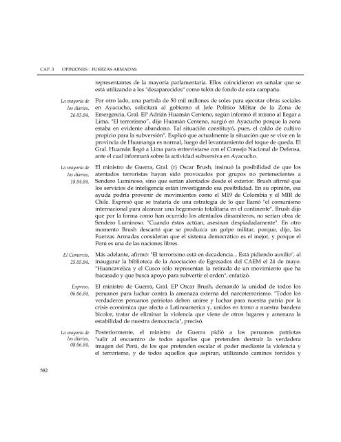 Violencia Política en el Perú II 1980-1988