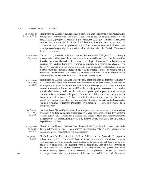 Violencia Política en el Perú II 1980-1988