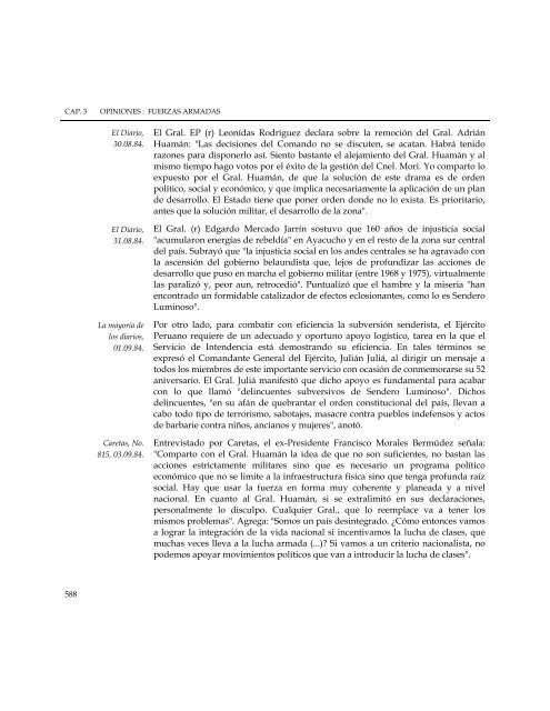 Violencia Política en el Perú II 1980-1988