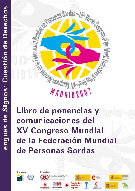 Libro de ponencias y comunicaciones del XV Congreso - CNSE