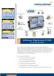 HT-F60E - Höfelmeyer Waagen GmbH