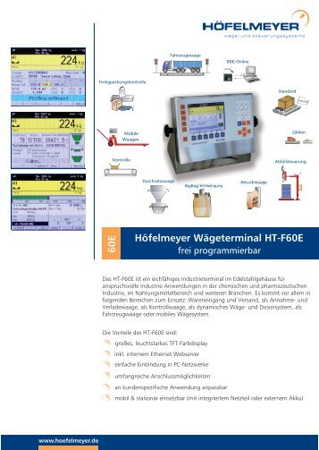 HT-F60E - Höfelmeyer Waagen GmbH