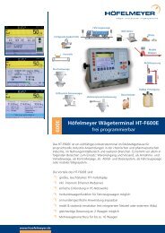 Spezifikationen als PDF - Höfelmeyer Waagen GmbH
