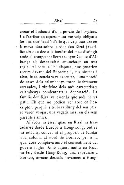 Wenceslao Retana, Rizal, traducció s. n., 1910.