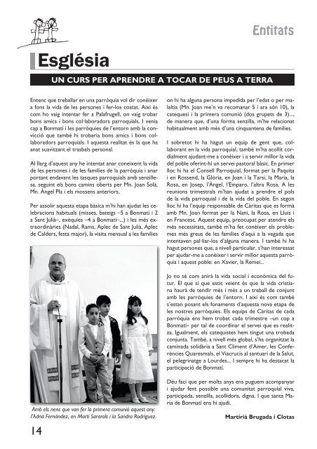 REVISTA DE SANT JULIÀ DEL LLOR I BONMATÍ - Ajuntament de ...