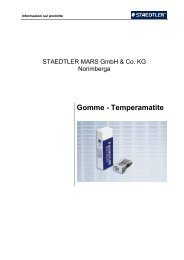 Gomme - Temperamatite - Staedtler