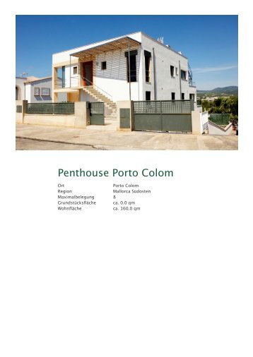 Penthouse Porto Colom