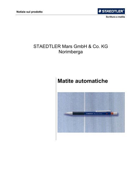 Matite automatiche - Staedtler