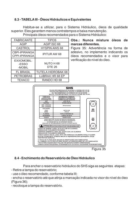 Manual de Instruções - Stara