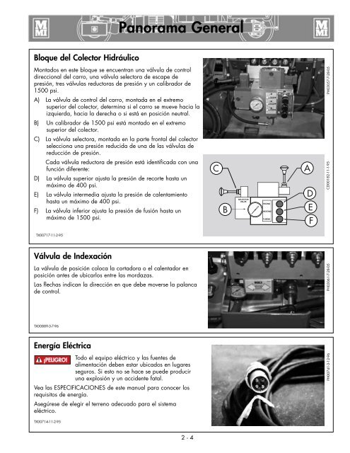 Manual del Operador - McElroy Manufacturing, Inc.