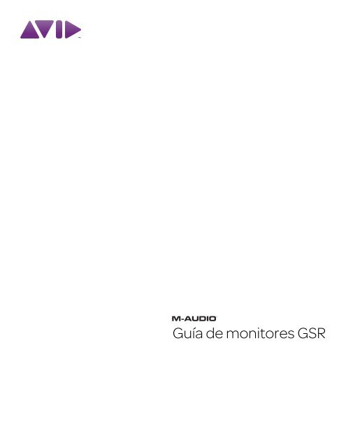 Guía de monitores GSR - M-Audio