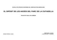 el dipòsit de les aigües del parc de la ciutadella - e-Repositori UPF ...