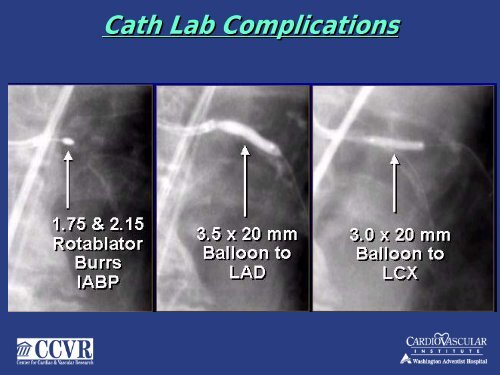 “Cath Lab Catastrophes: Management and Prevention” “Cath Lab ...