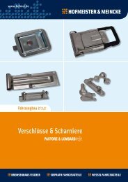 Verschlüße & Scharniere - Pastore & Lombardi - Hofmeister & Meincke