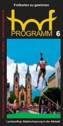 Juni - Hof Programm