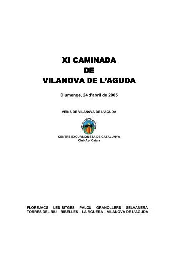 XI CAMINADA VILANOVA - Llobregos.net