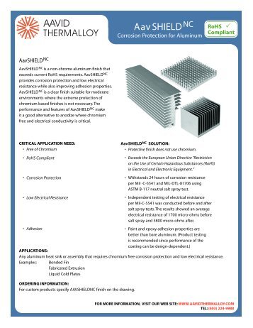 Download Datasheet - Aavid