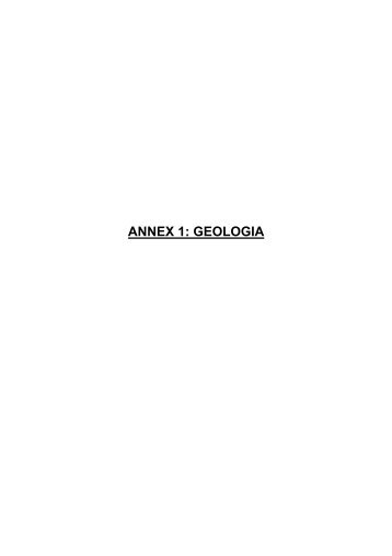 ANNEX 1: GEOLOGIA - Llobregos.net