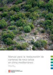 Manual para la restauración de canteras de roca caliza en clima ...