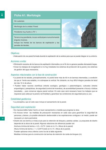 Manual para la restauración de canteras de roca caliza en clima ...