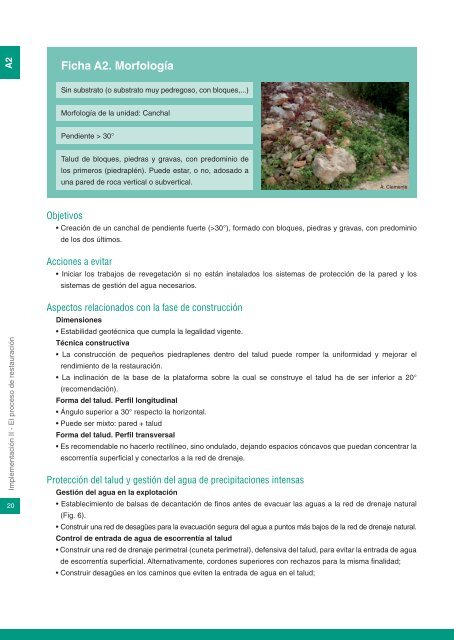 Manual para la restauración de canteras de roca caliza en clima ...