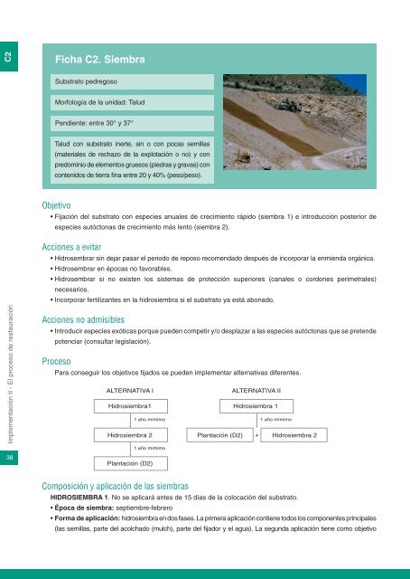 Manual para la restauración de canteras de roca caliza en clima ...