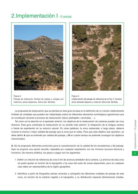 Manual para la restauración de canteras de roca caliza en clima ...