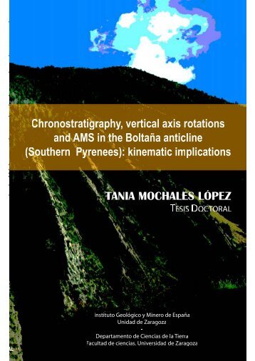 6. Rotational kinematics of the Boltaña anticline - Instituto Geológico ...