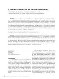 Complicaciones de los Osteocondromas - Revista Cirugía ...