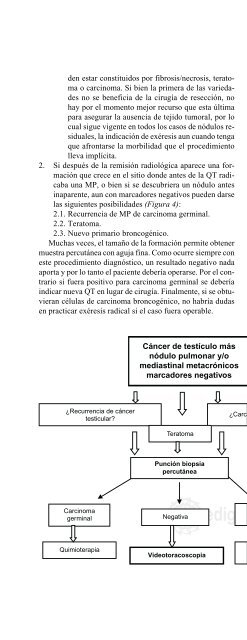 Metástasis pulmonares y mediastinales de carcinoma embrionario ...