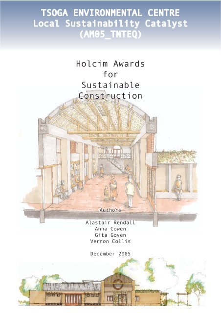 TSOGA ENVIRONMENTAL CENTRE Local Sustainability Catalyst ...