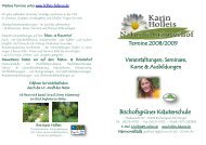 Bischofsgrüner Kräuterschule - Holleis-balance.de