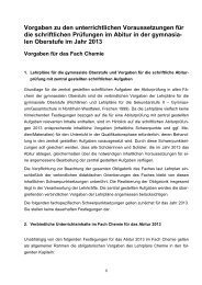 Vorgaben Abitur 15 Standardsicherung Nrw