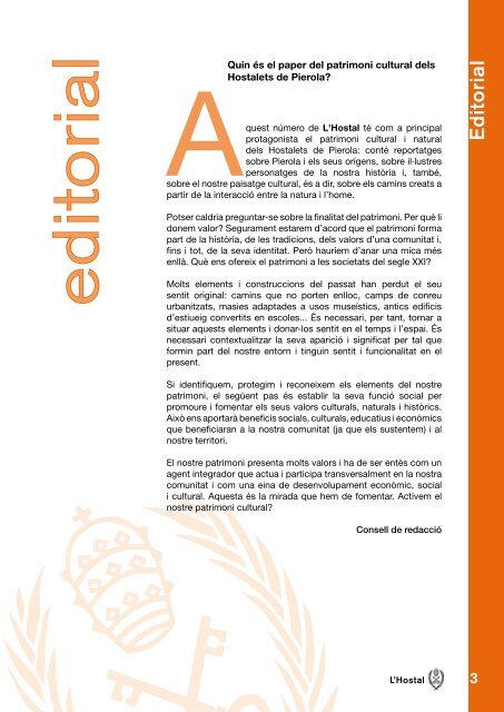 Juliol de 2012 Número 10 - Ajuntament dels Hostalets de Pierola