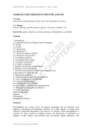 Nitrogen Metabolism in Phytoplankton - eolss