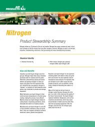 Nitrogen - Product Stewardship Summary - Air Products and ...