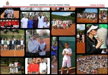 informe esportiu 2011 de tennis i pàdel - Real Club de Tenis ...