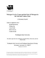 Nitrogen Use by Crops and the Fate of Nitrogen in the soil and ...