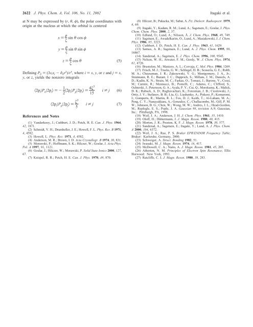 ENDOR Study of 14N Hyperfine and Quadrupole Couplings of ...