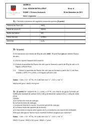 1.- Formula o anomena els següents compostos químics [2 punts] 2 ...