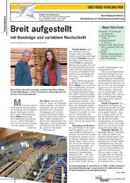 Bericht aus Holzkurier vom 25.10.2007 - Holz-Mayer