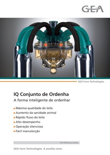 IQ Conjunto de Ordenha - GEA Farm Technologies