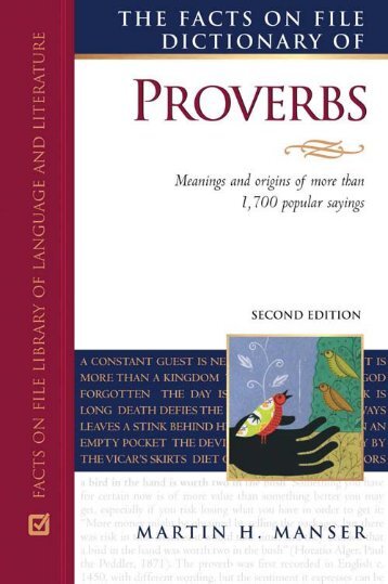 The Facts on File Dictionary of Proverbs