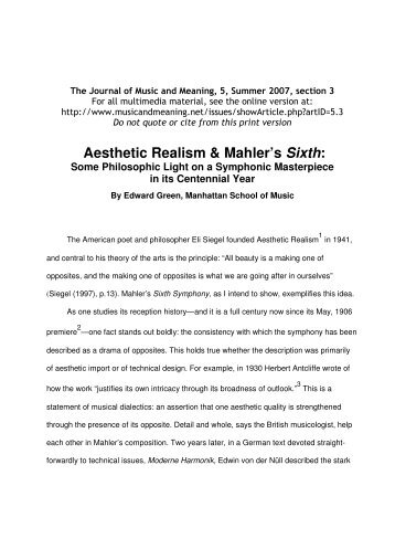 Print Article - Journal of Music and Meaning